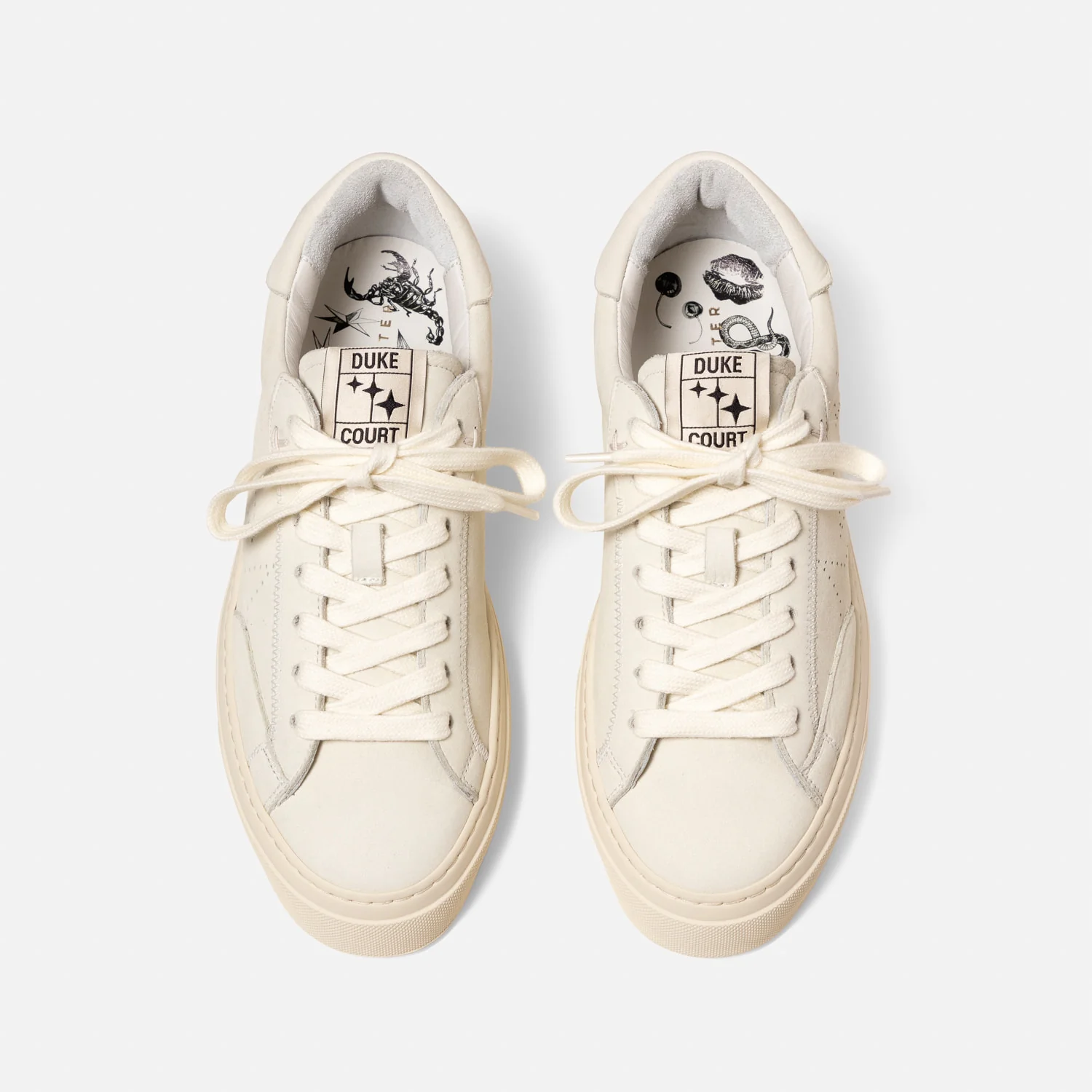 Plus Court Vintage White Sneaker - Women's - Image 2