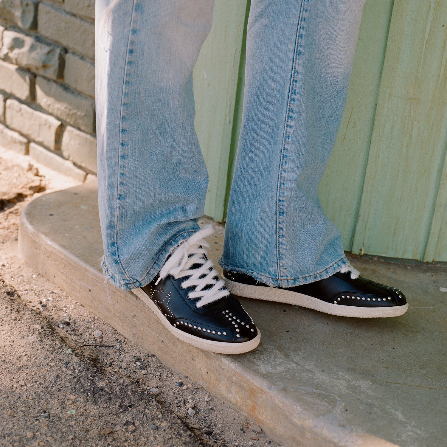 Plus Duke Black Studded Sneaker - Men's - Image 8