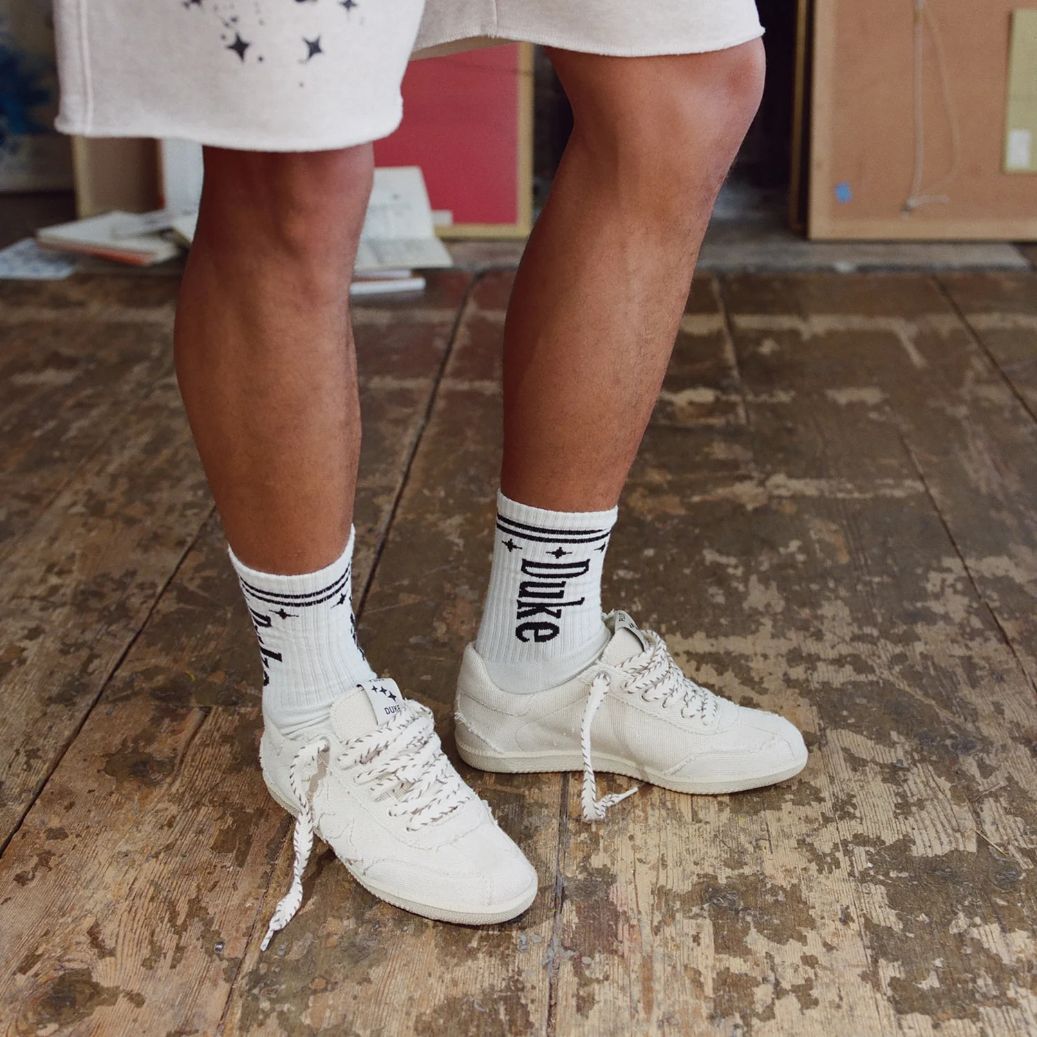Plus Duke Off-White Canvas Sneaker - Men's - Image 8