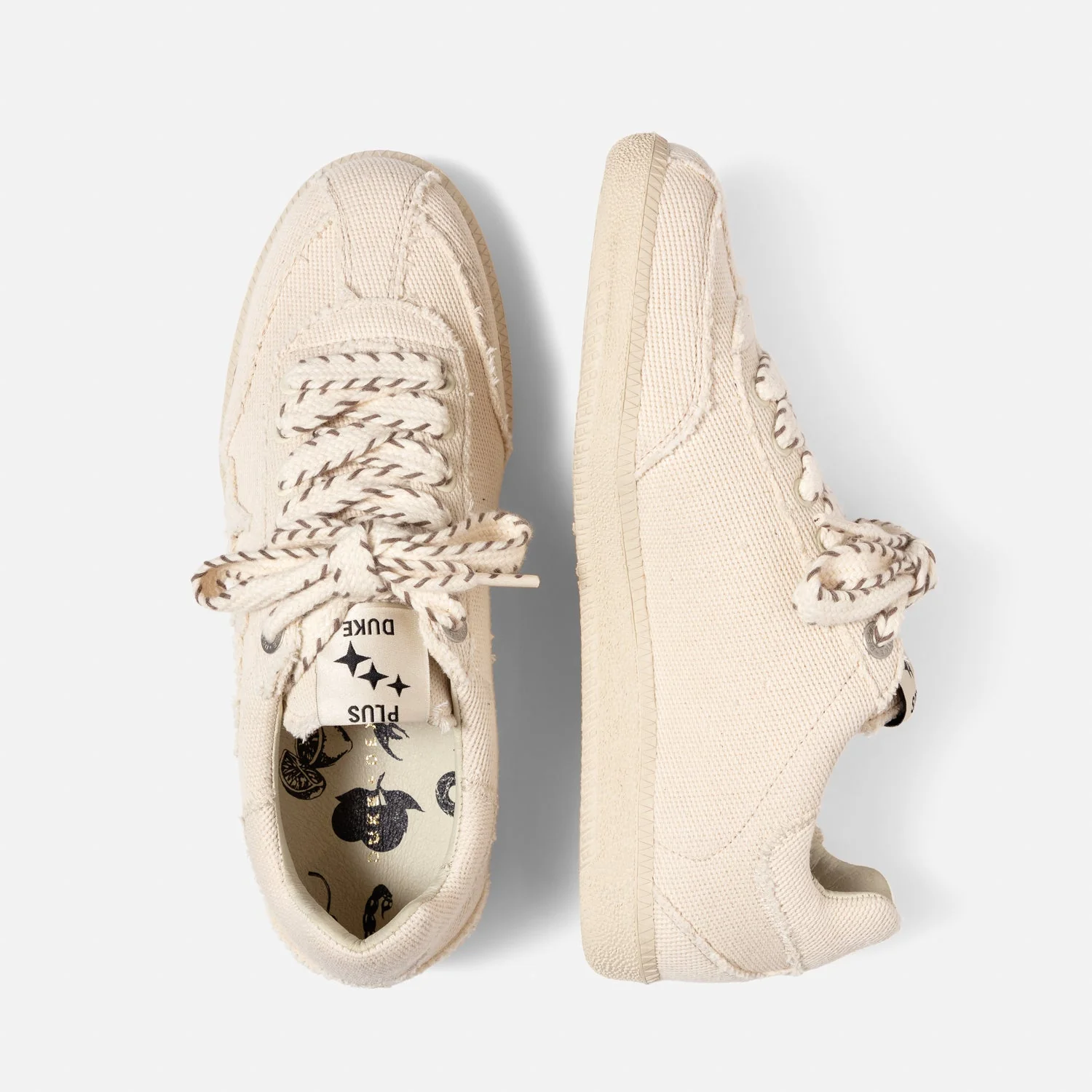 Plus Duke Off-White Canvas Sneaker - Women's - Image 5