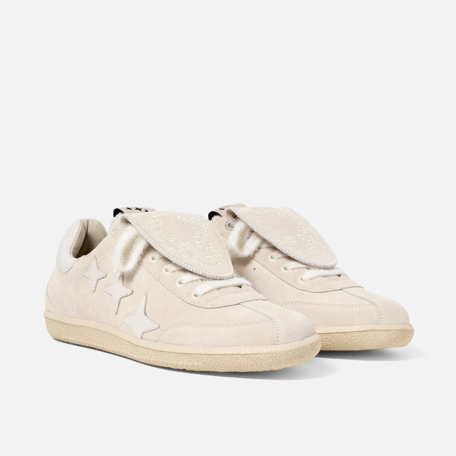 Plus Duke Off-White Suede Sneaker - Men's - Image 3