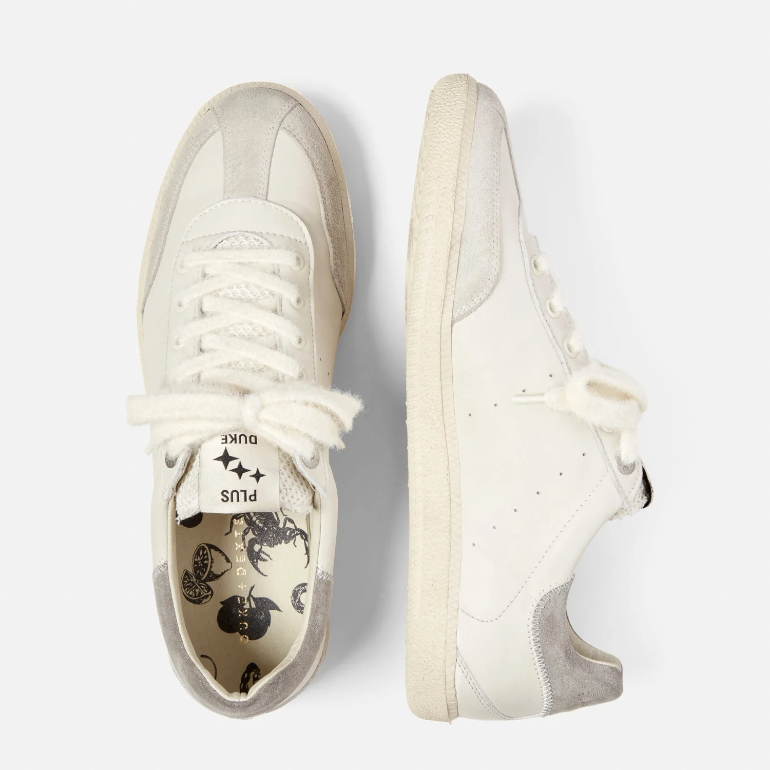 Plus Duke Vintage Grey + White Sneaker - Men's - Image 4