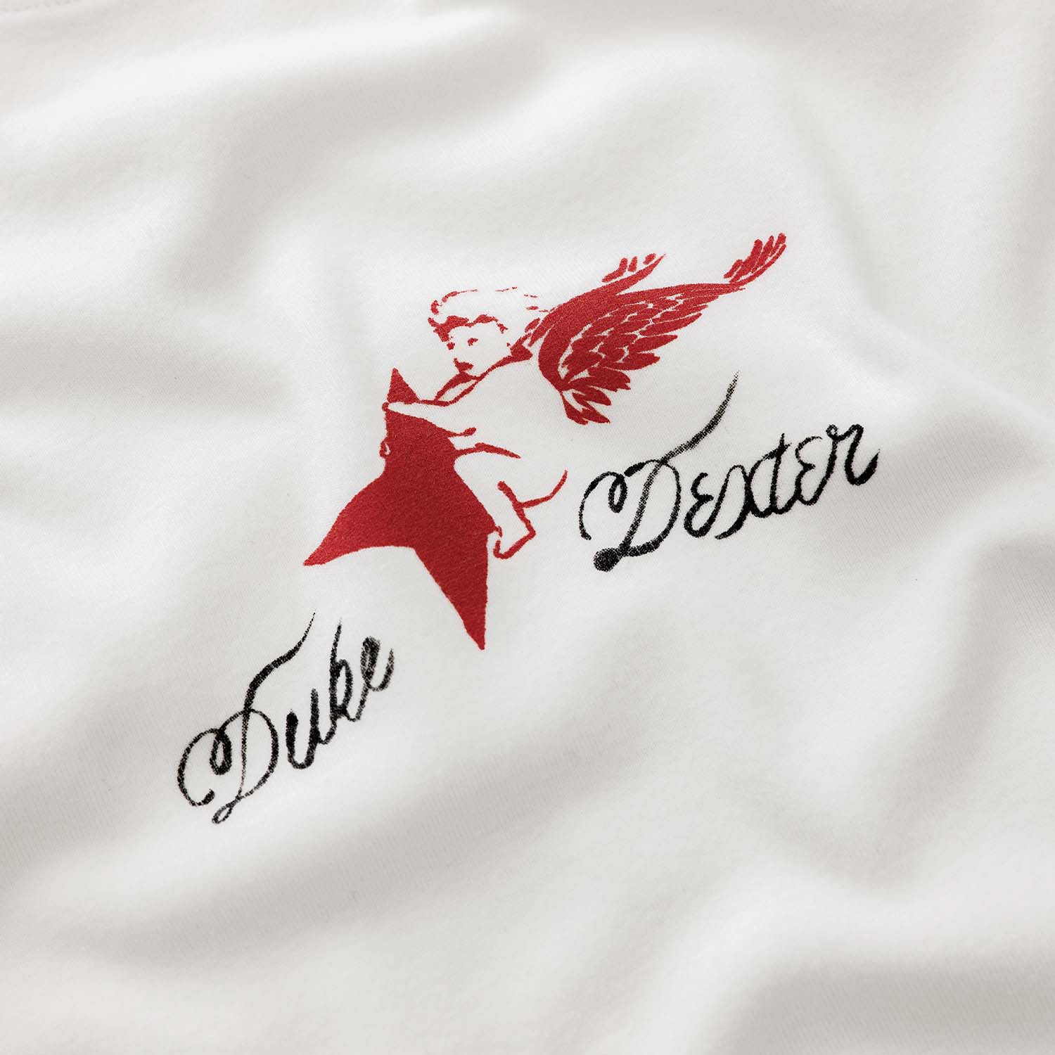 Plus Vintage White + Red Ringer Baby Tee - Women's - Image 2