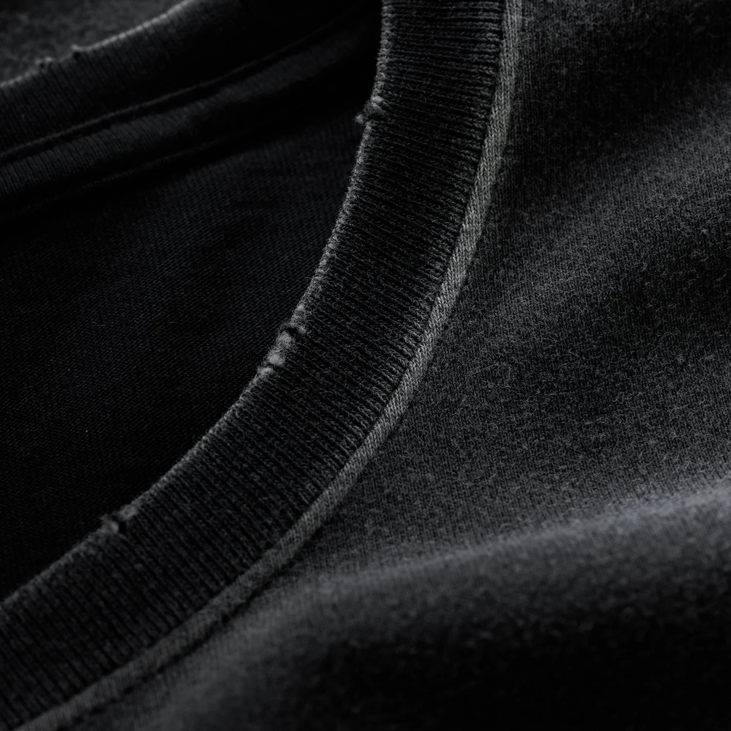 Sun Faded Workwear Washed Black T-Shirt - Image 4