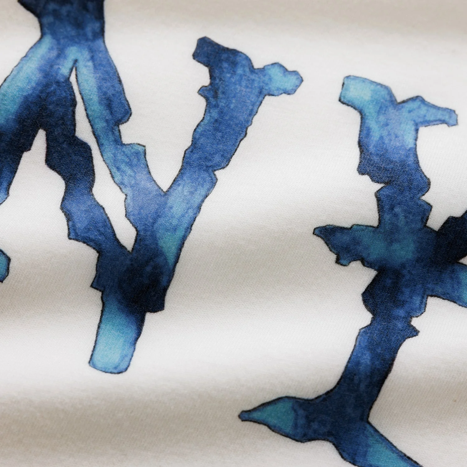 Watercolour NY Vintage White Baby Tee - Women's - Image 5