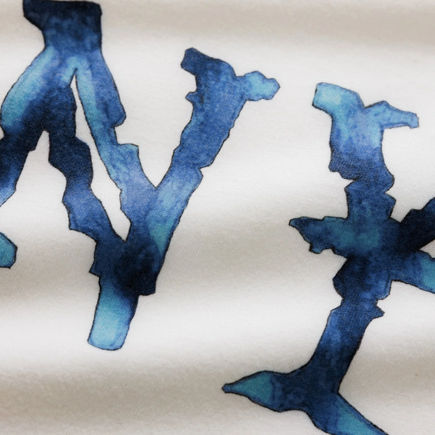 NY Watercolour Vintage White T-Shirt - Image 5