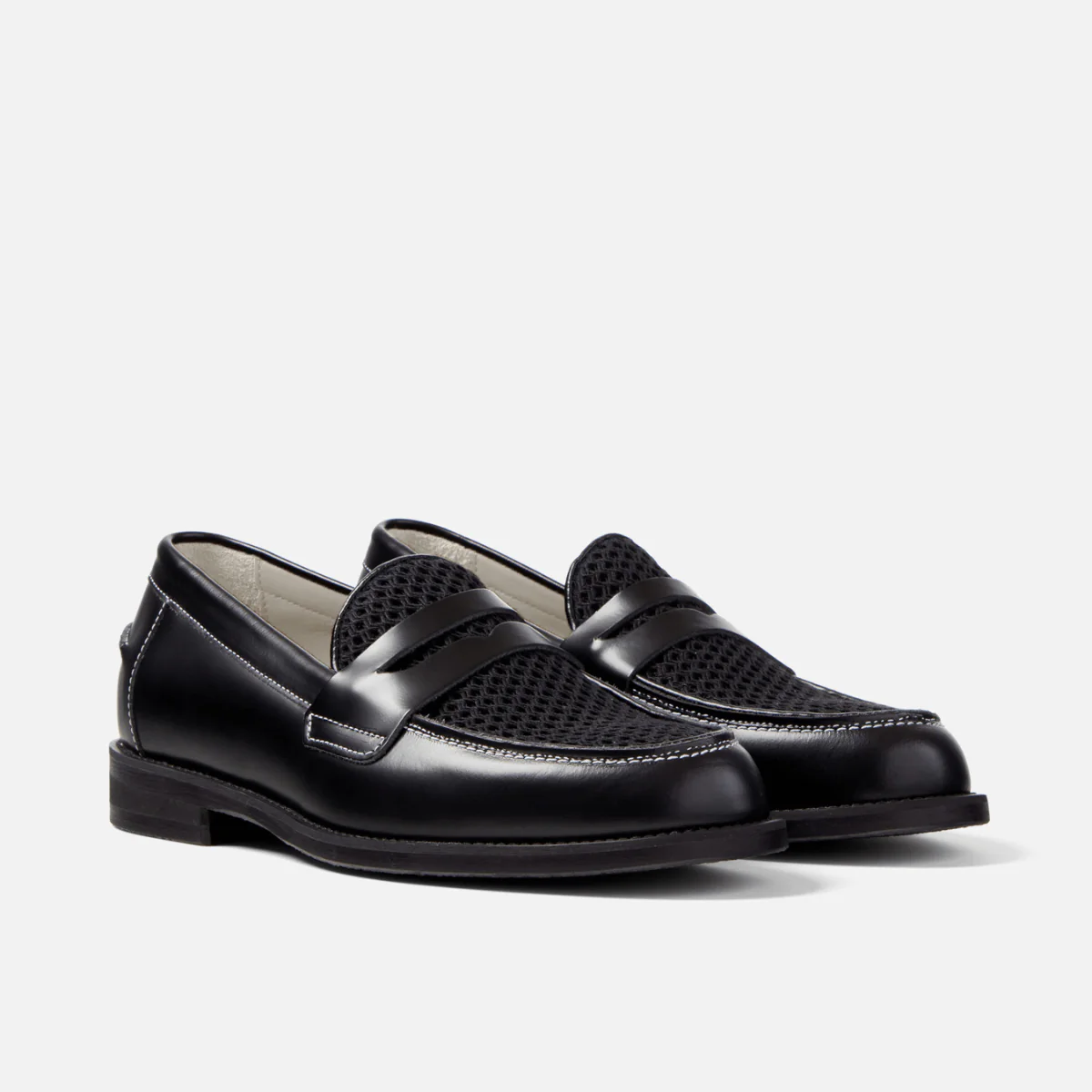 Wilde Black Rattan Penny Loafer - Men's - Image 3
