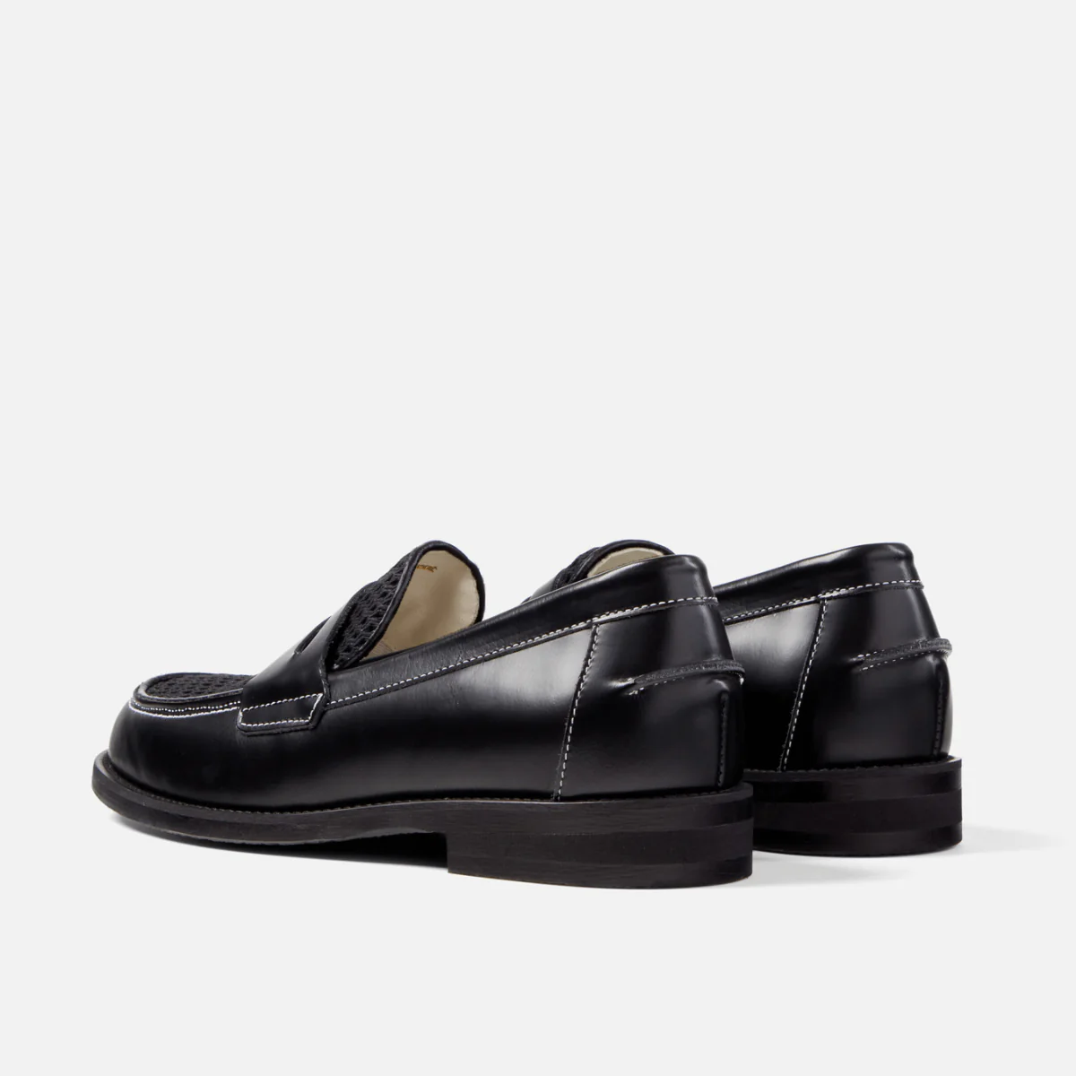 Wilde Black Rattan Penny Loafer - Men's - Image 5