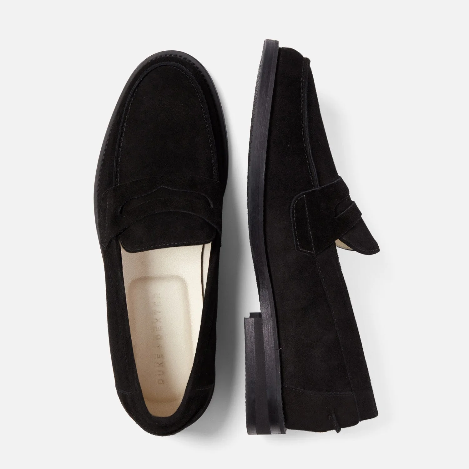 Wilde Black Suede Penny Loafer - Men's - Image 4
