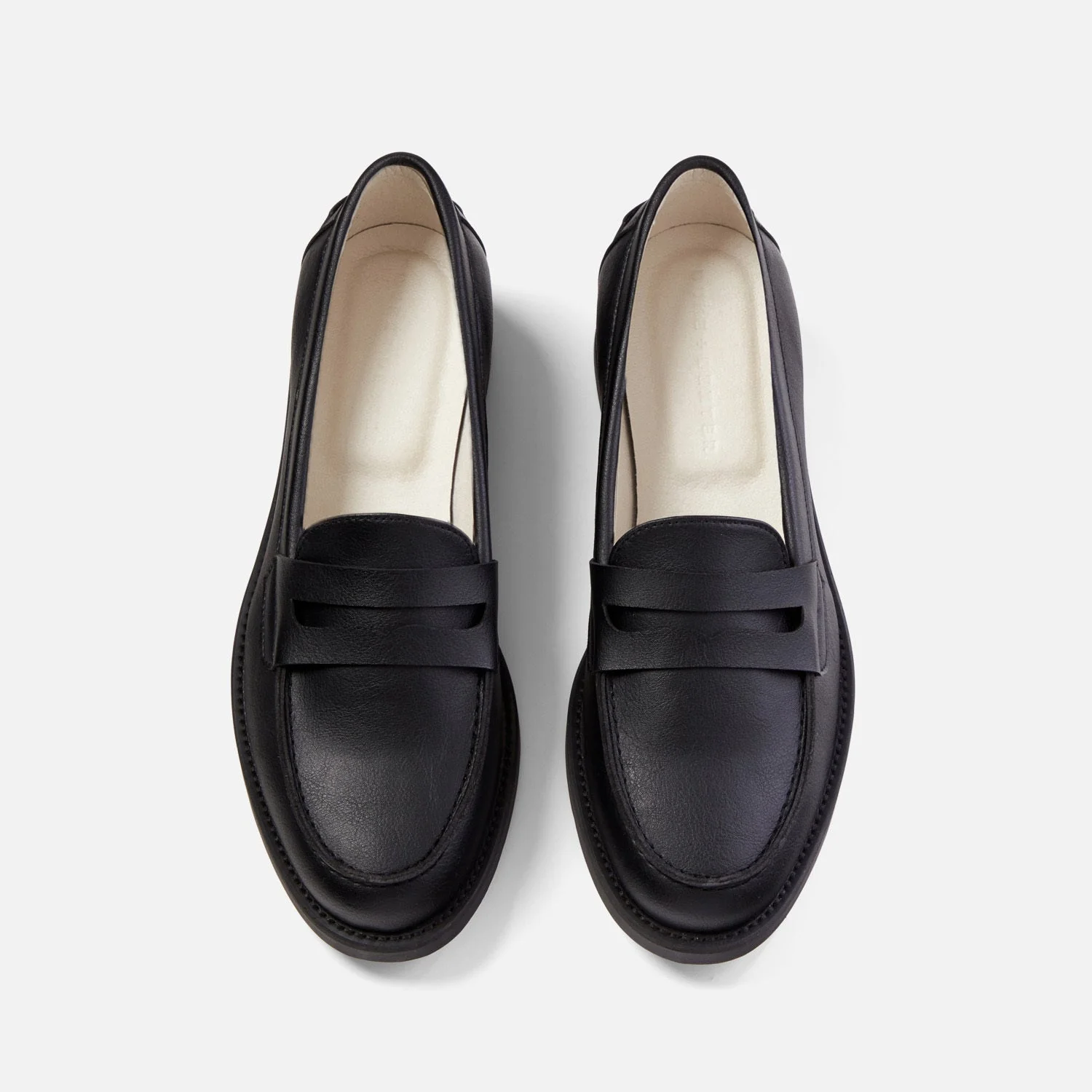 Wilde Black Vegan Penny Loafer - Women's - Image 2