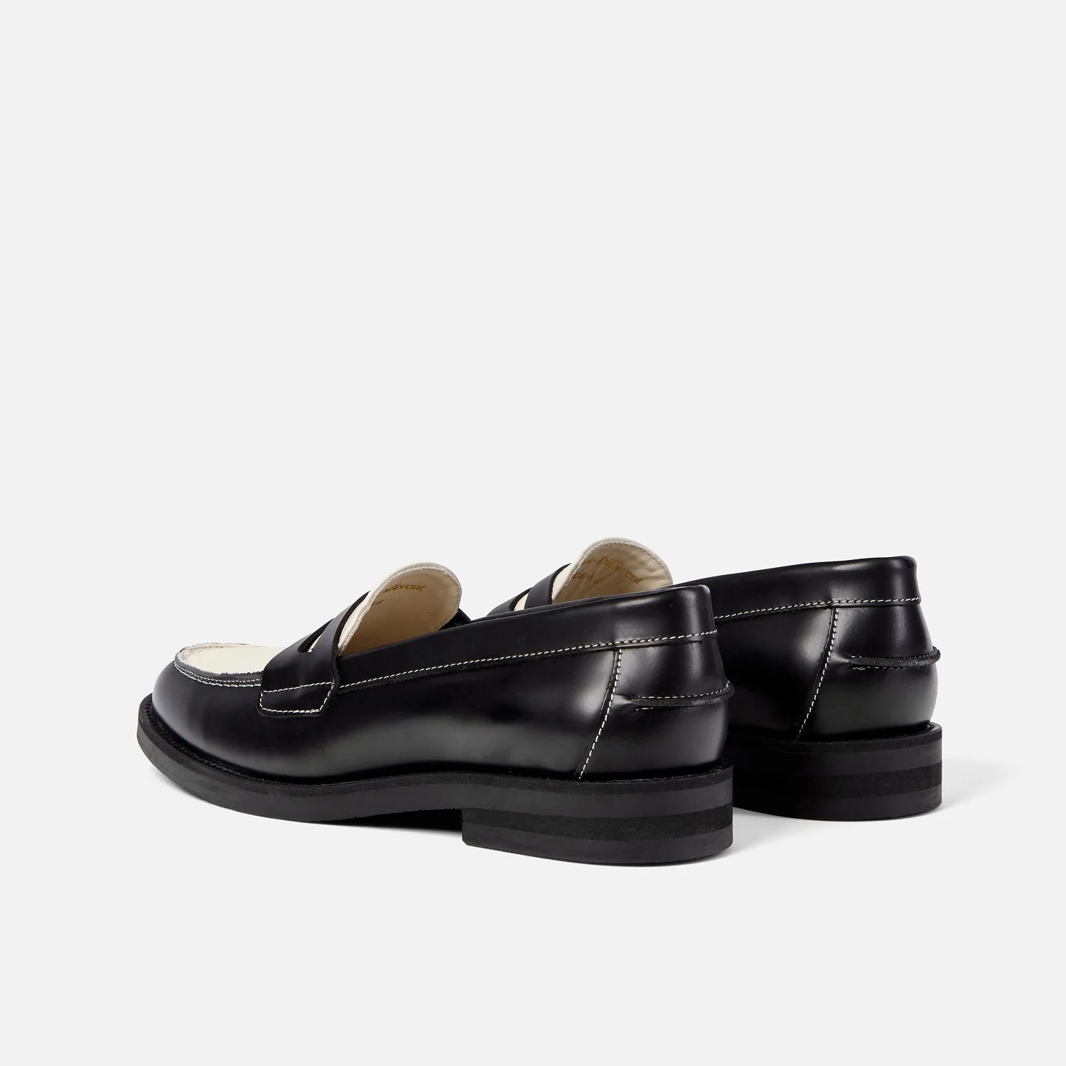 Wilde Black + White Penny Loafer - Women's - Image 6
