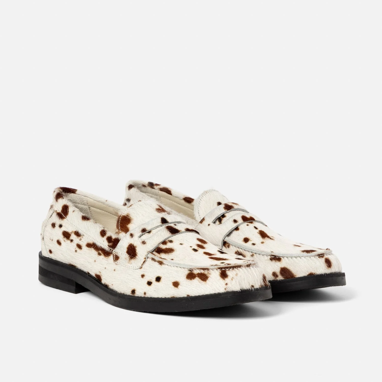 Wilde Brown Cow Pony Penny Loafer - Men's - Image 3