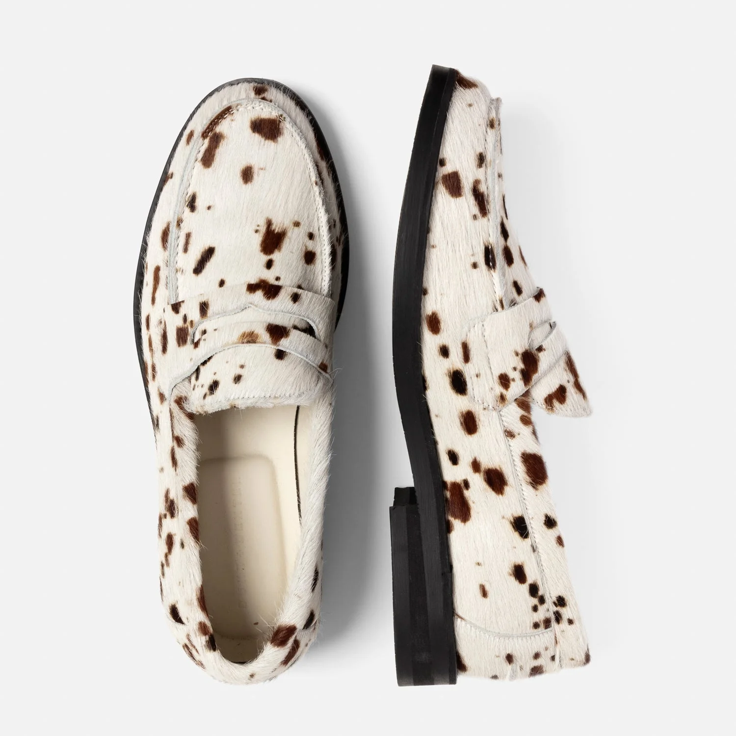 Wilde Brown Cow Pony Penny Loafer - Men's - Image 5