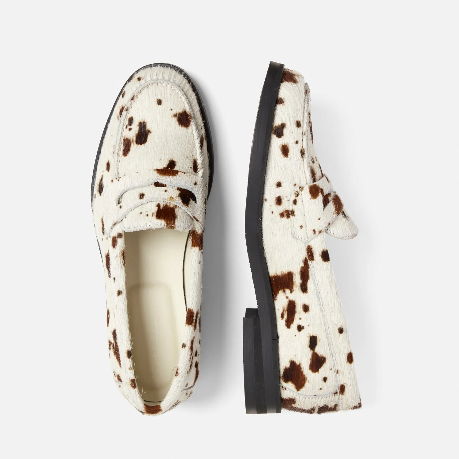 Wilde Brown Cow Pony Penny Loafer - Women's - Image 5