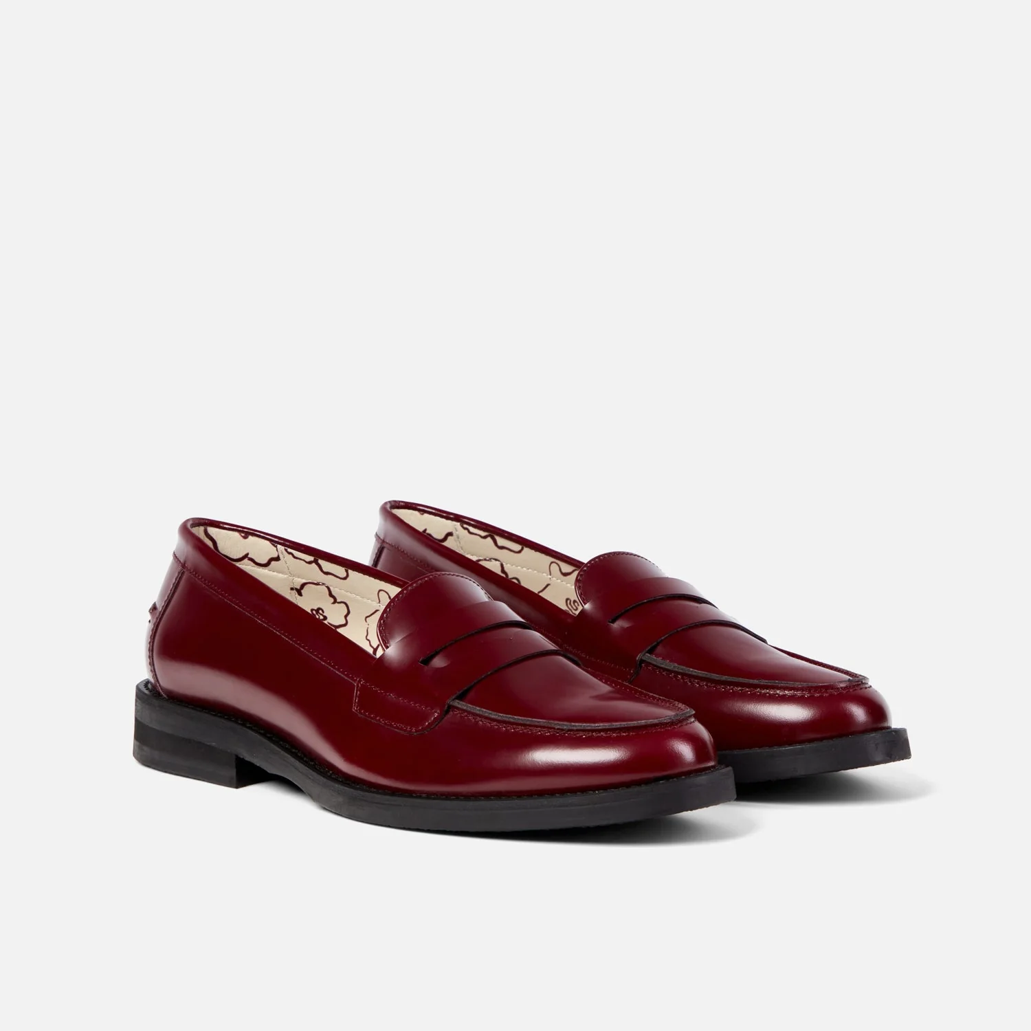 Wilde Burgundy Penny Loafer - Women's - Image 3