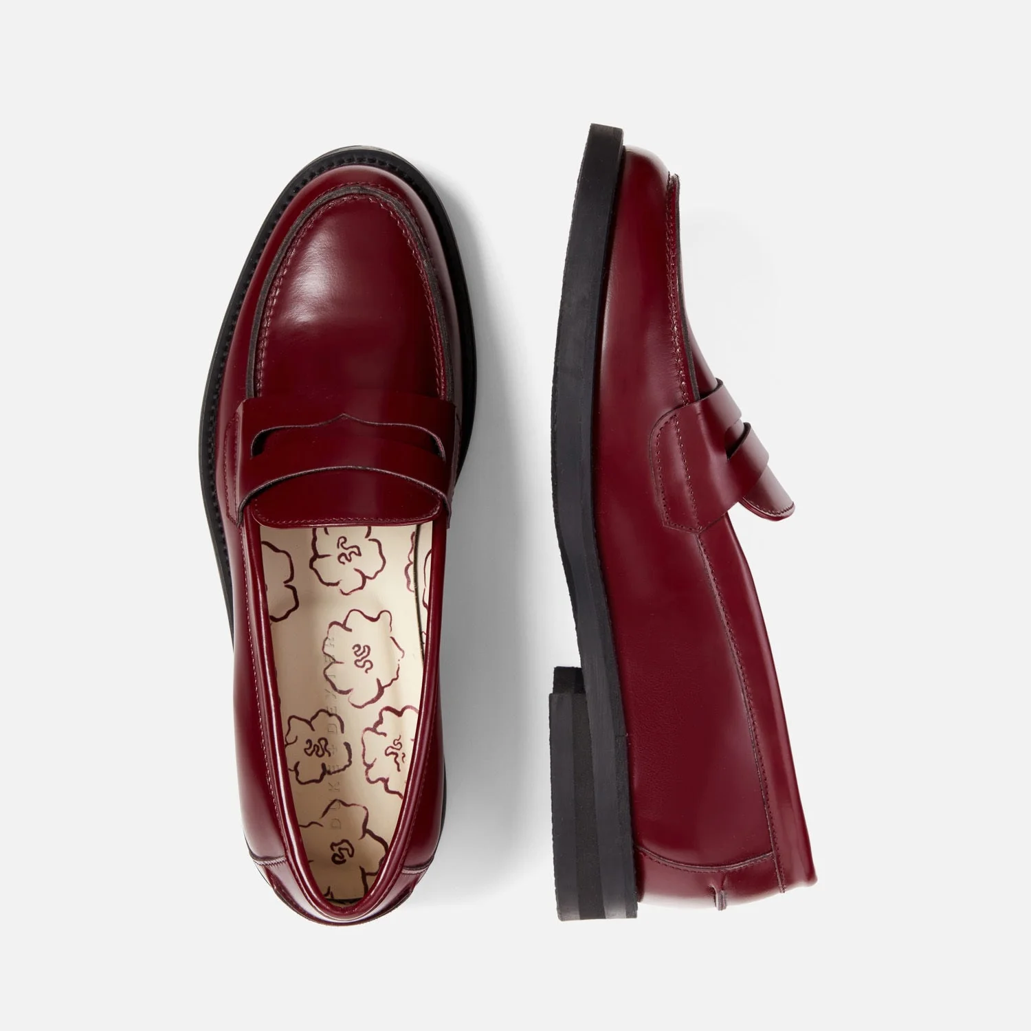 Wilde Burgundy Penny Loafer - Women's - Image 5
