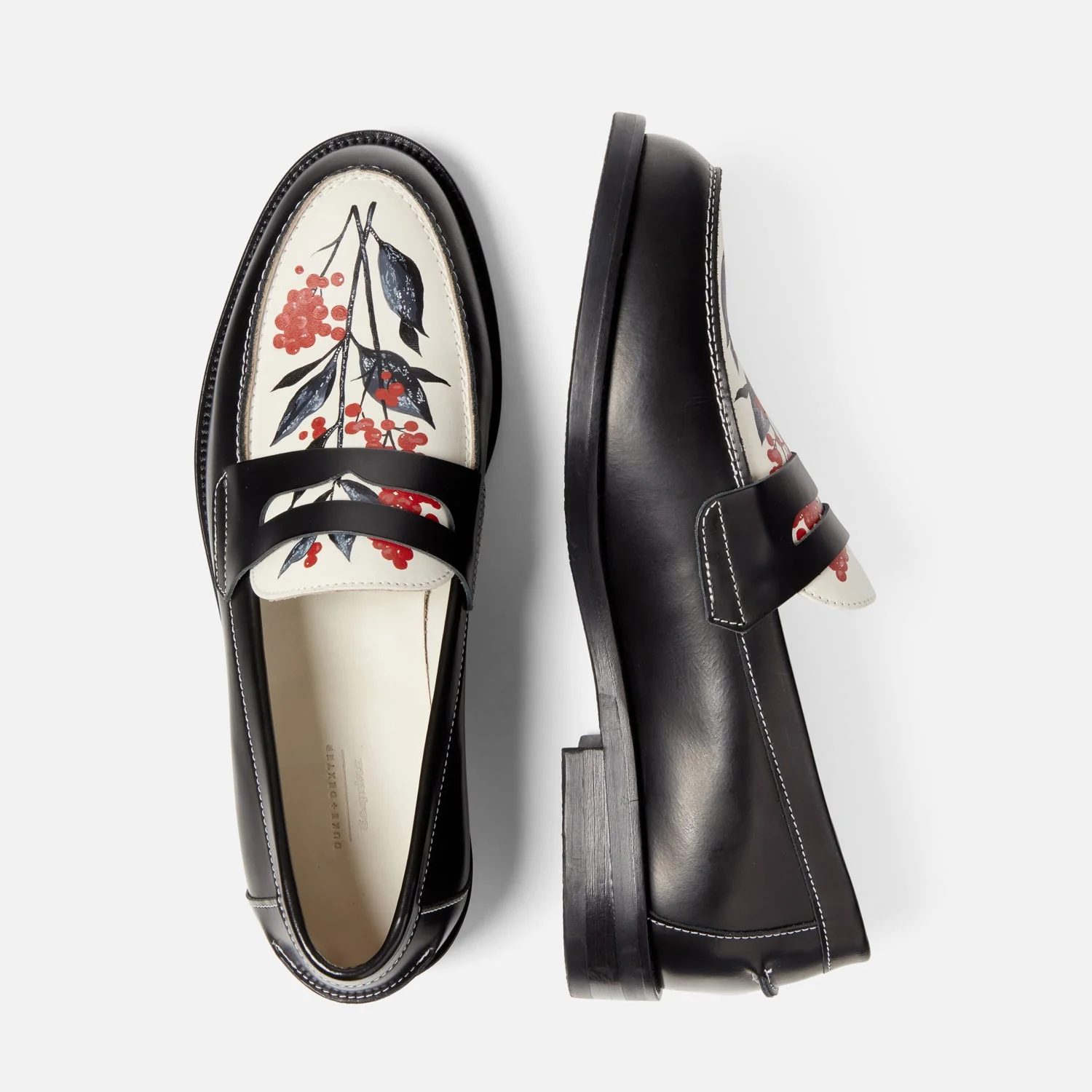 Wilde Hand-Painted Berry Penny Loafer - Men's - Image 6