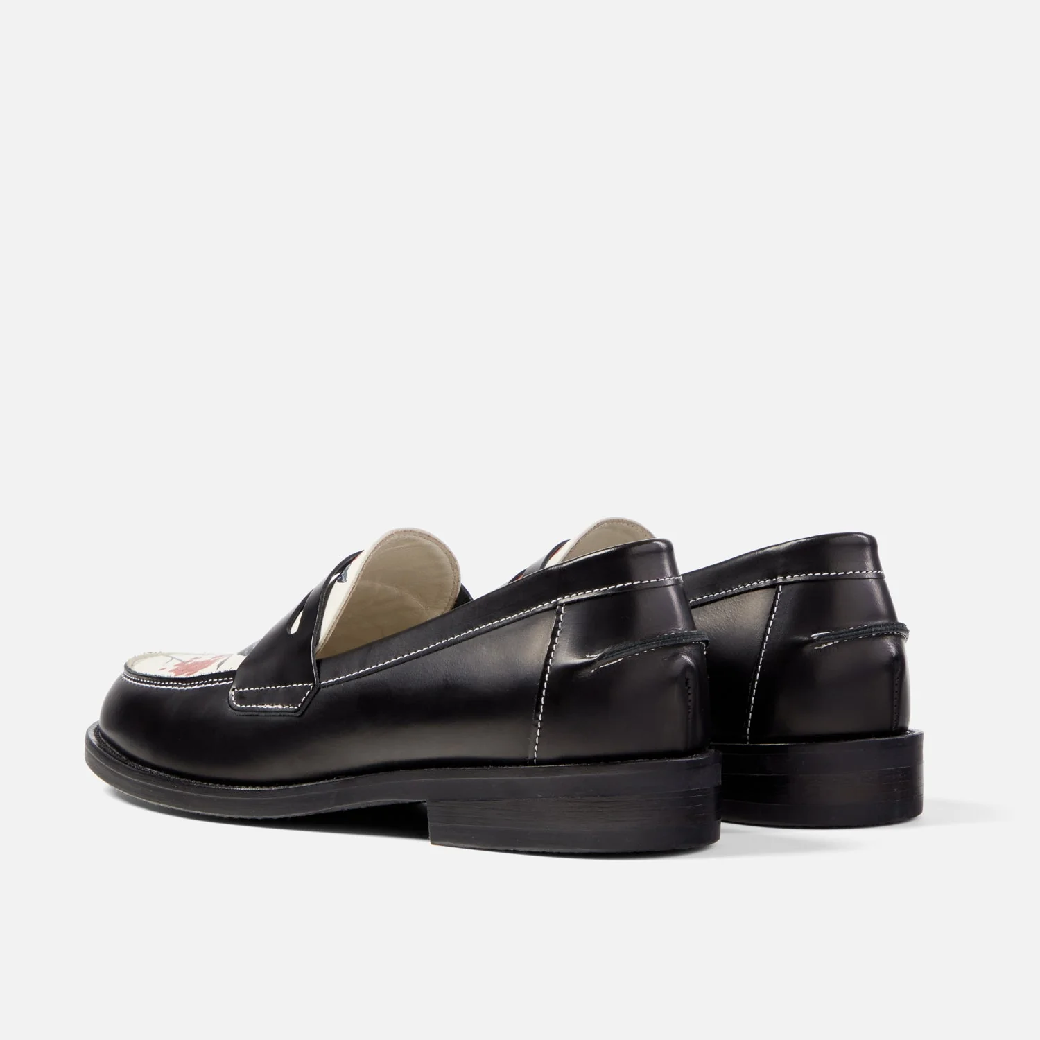 Wilde Hand-Painted Berry Penny Loafer - Men's - Image 7