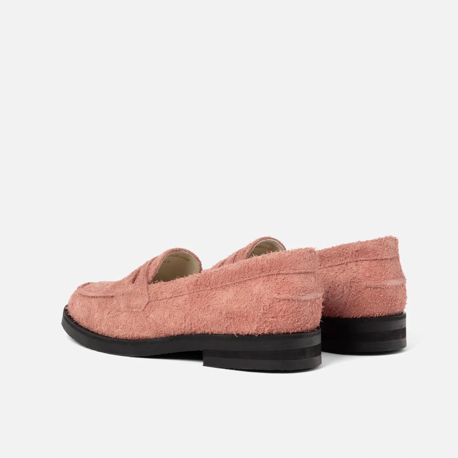Wilde Hairy Pink Suede Penny Loafer - Women's - Image 6