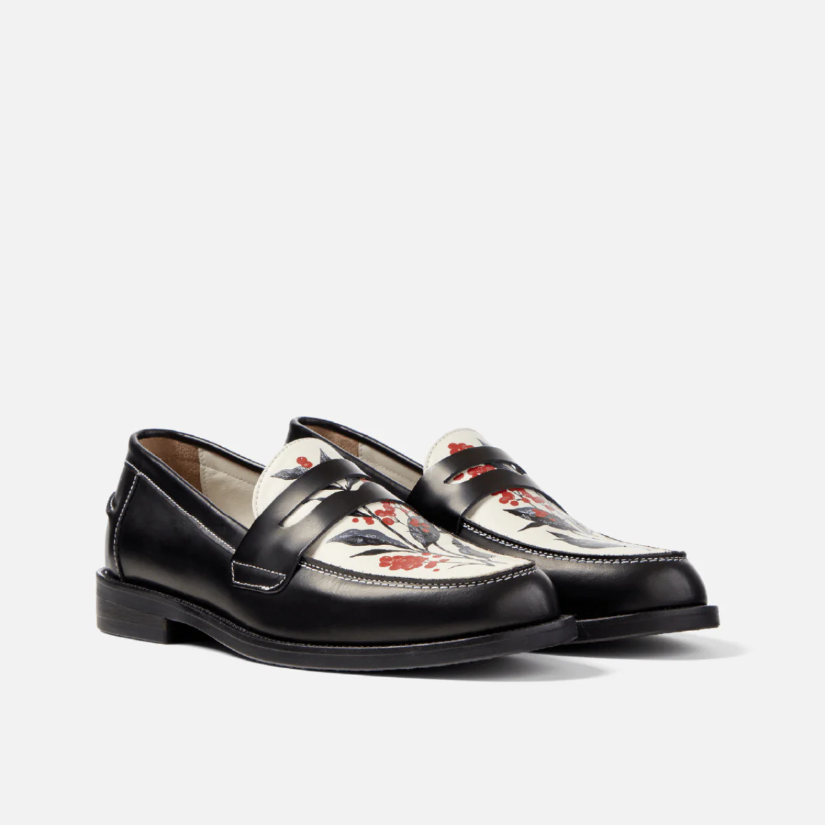 Wilde Hand-Painted Berry Penny Loafer - Women's - Image 3