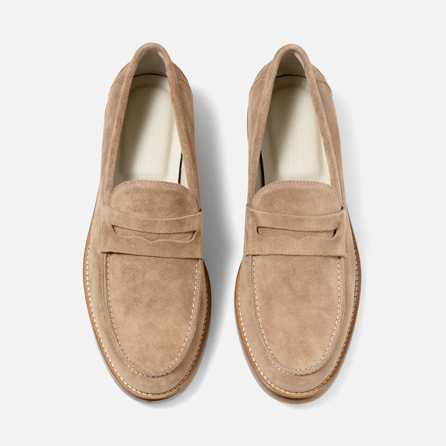 Wilde Mocha Suede Penny Loafer - Men's - Image 2