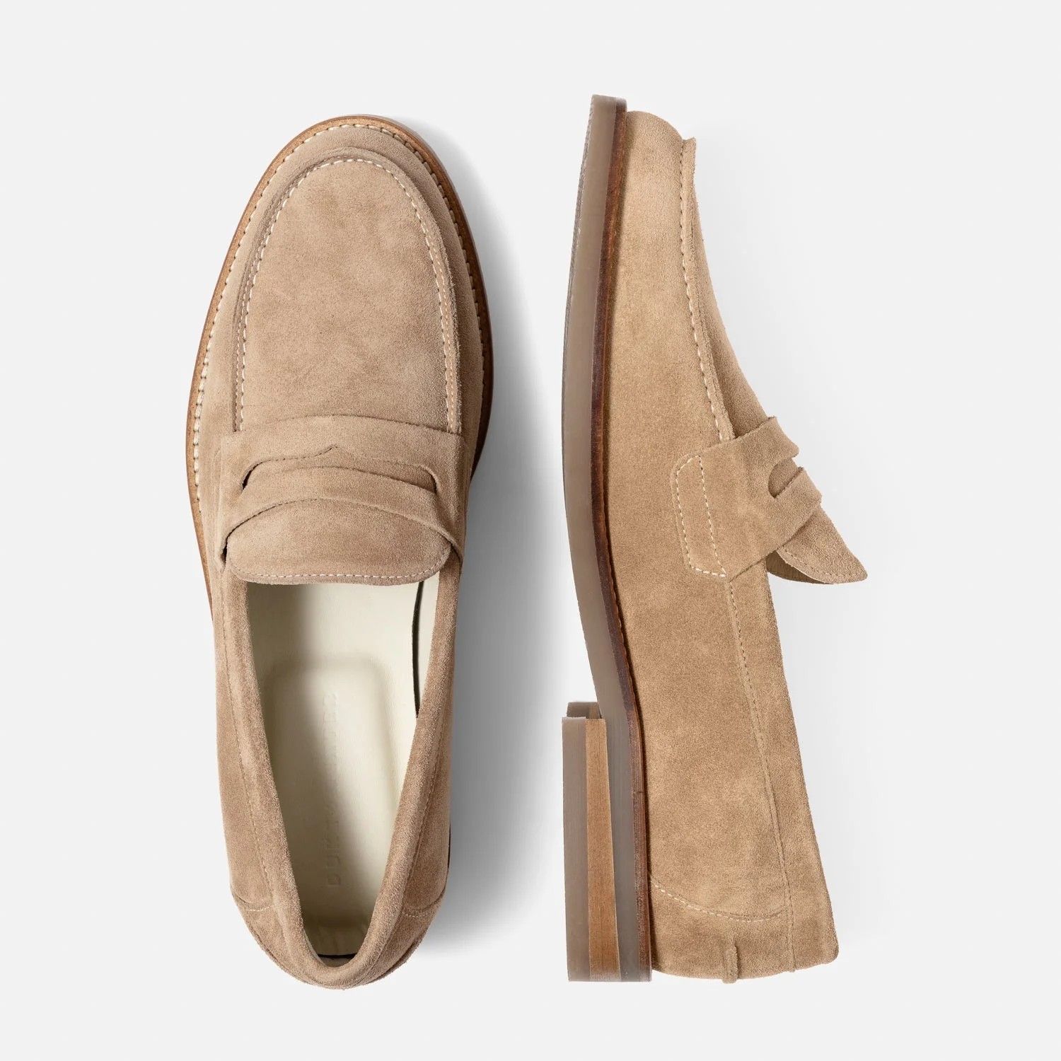 Wilde Mocha Suede Penny Loafer - Men's - Image 4