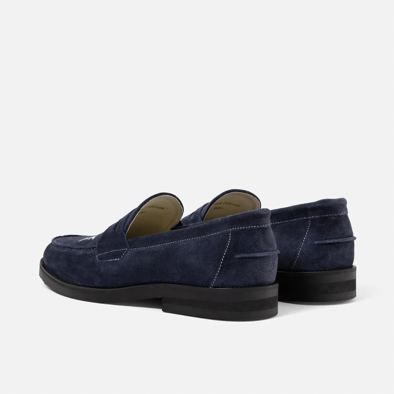 Wilde NY Navy Suede Penny Loafer - Men's - Image 6