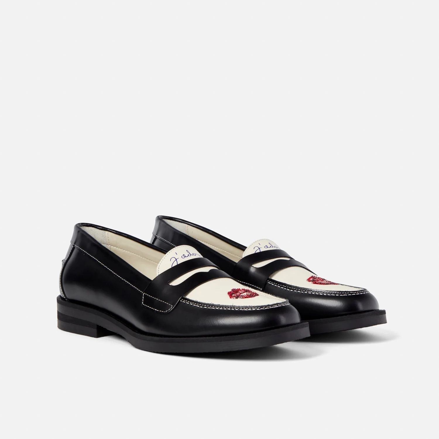 Wilde Swarovski Crystals Kiss Penny Loafer - Women's - Image 3