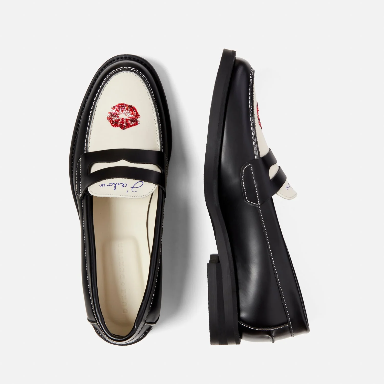 Wilde Swarovski Crystals Kiss Penny Loafer - Women's - Image 5