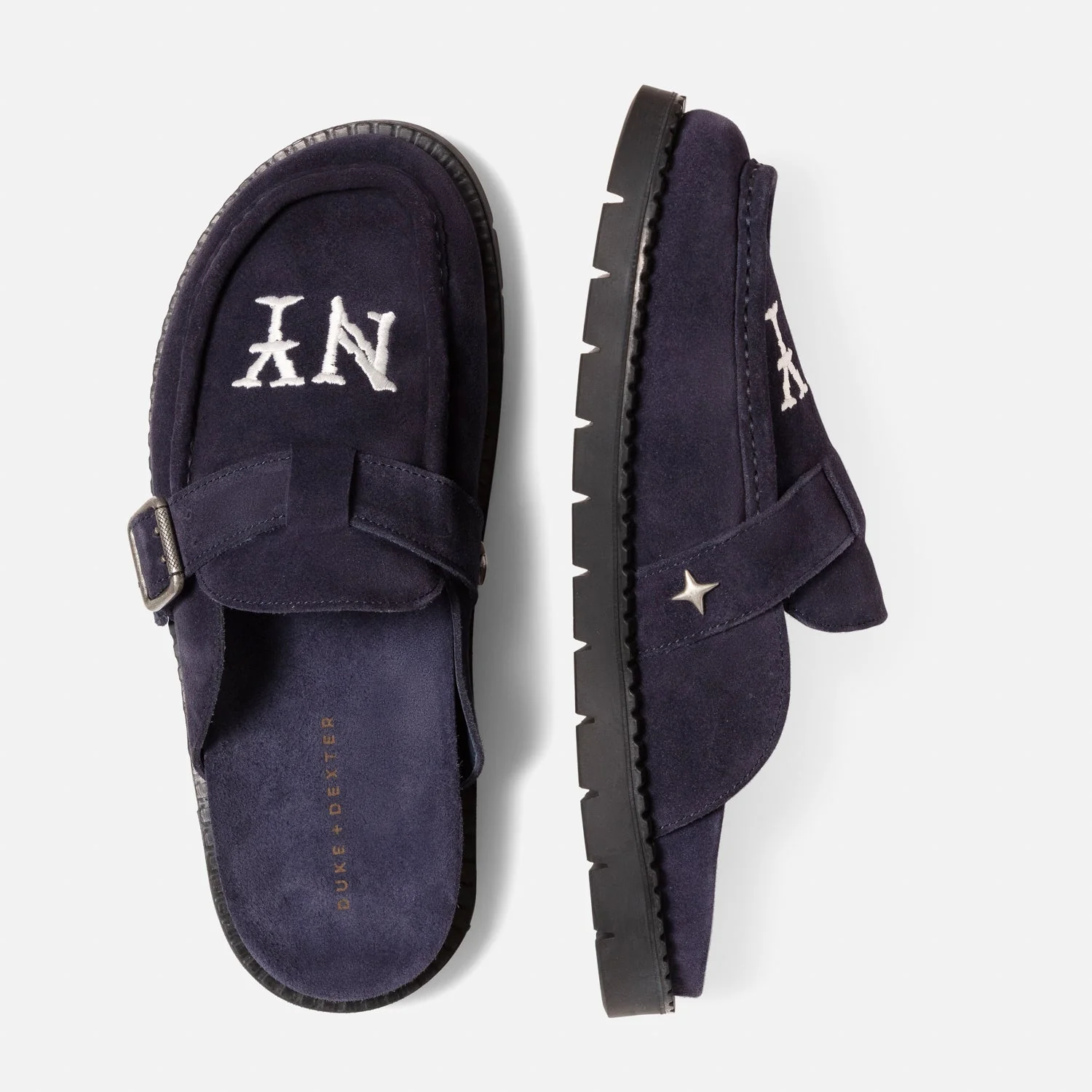 Winston NY Navy Suede Mule - Men's - Image 5