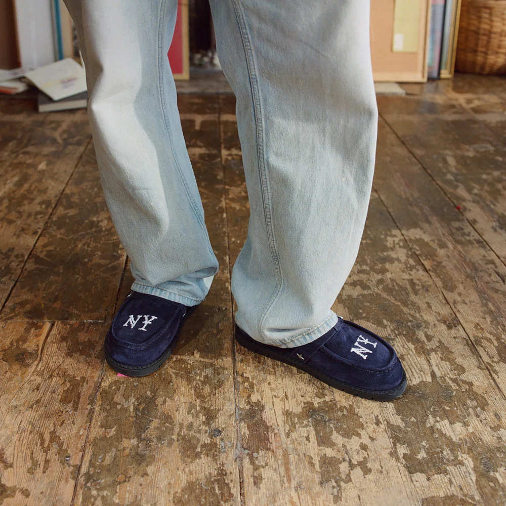 Winston NY Navy Suede Mule - Men's - Image 8
