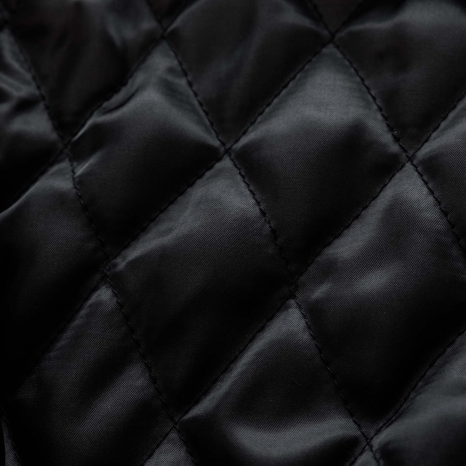 Plus Black Satin Bomber Jacket - Image 7